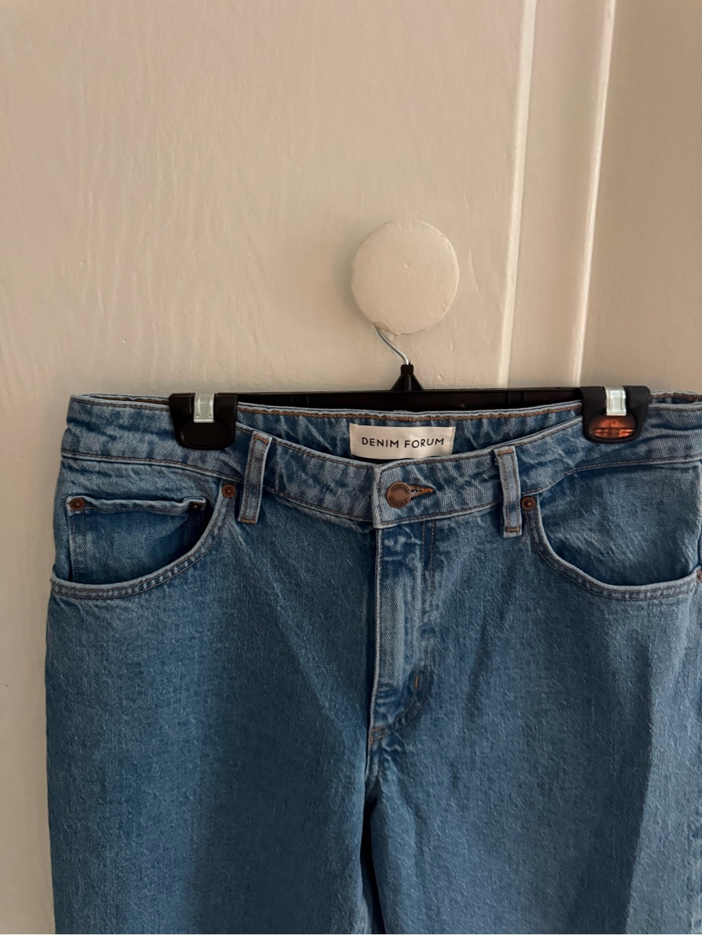 Denim Forum Salma Super Lo-Rise Straight Jean - Picture 4 of 5